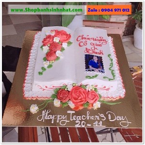 Bánh Sinh Nhật Cuốn Sách - RT45